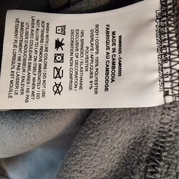 Guc Large Gray Nike therma fit fleece hoodie - Picture 5 of 5